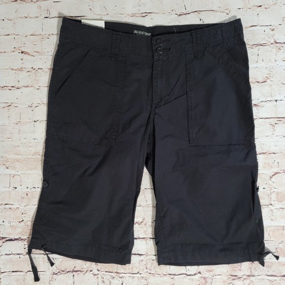 Polo Jeans Co., Roll Up Short, Bermuda Short, Size 10, NWT, Black - Picture 1 of 3